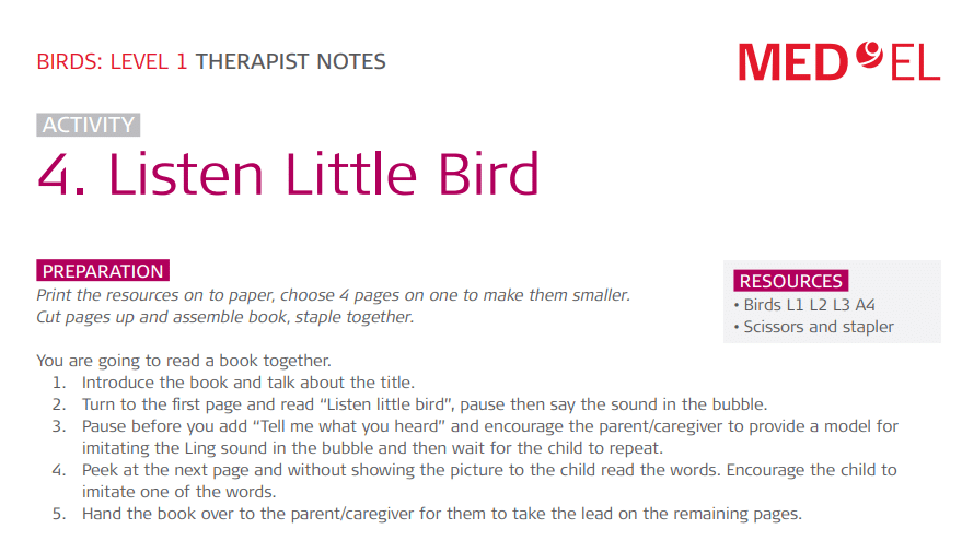 Lesson Kit 13 Birds