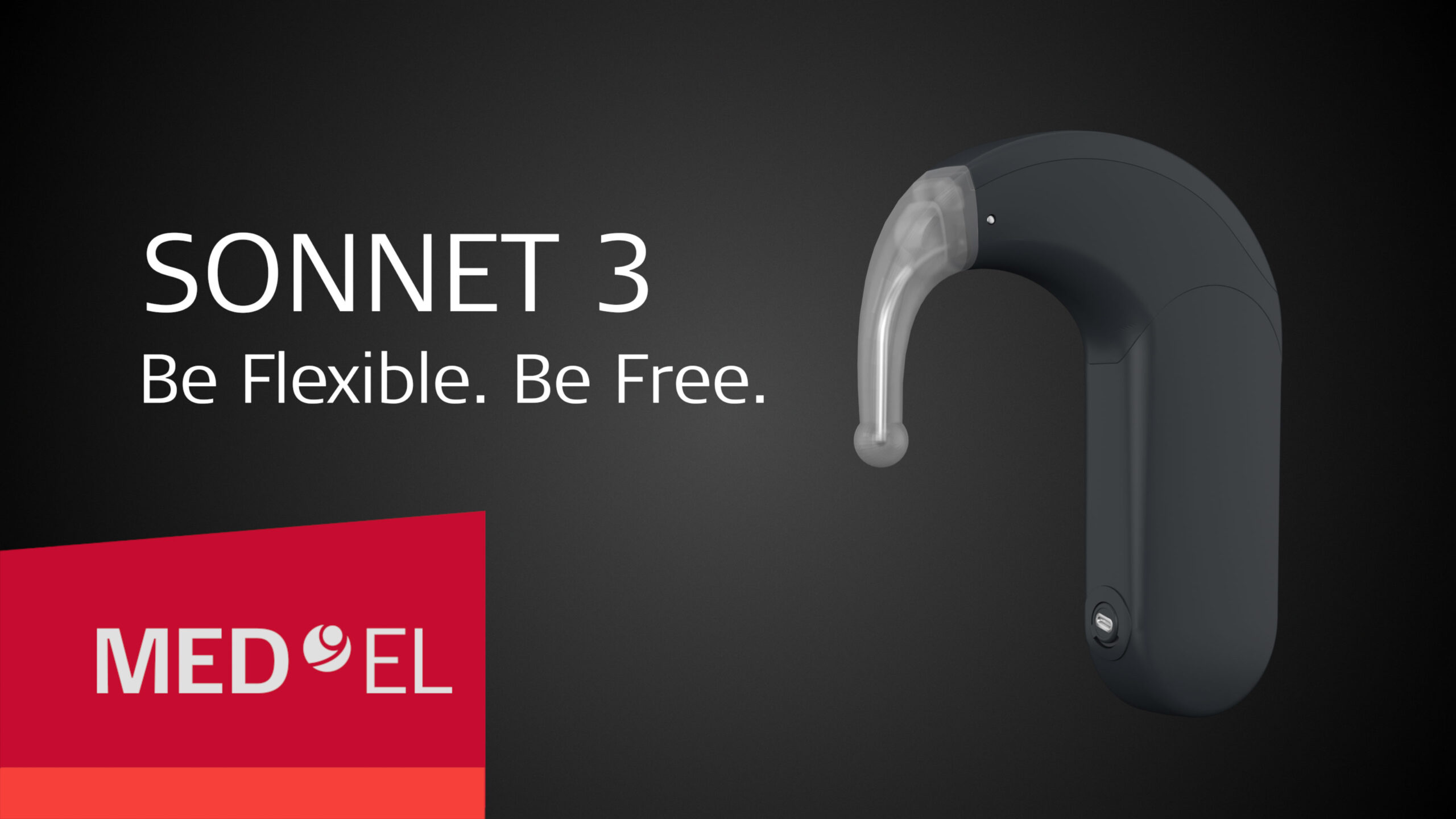 A waterproof audio processor with integrated streaming and a flexible earhook: SONNET 3.