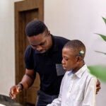 child with MED-EL cochlear implant